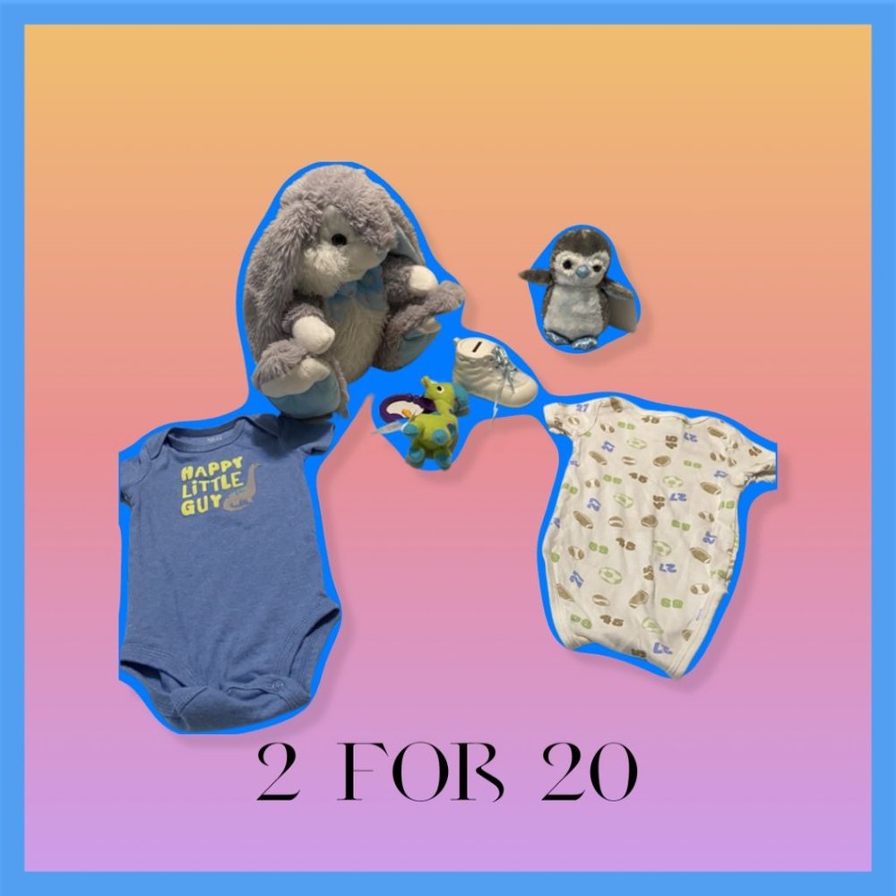 BABY BOY ONESIE TWO PACK